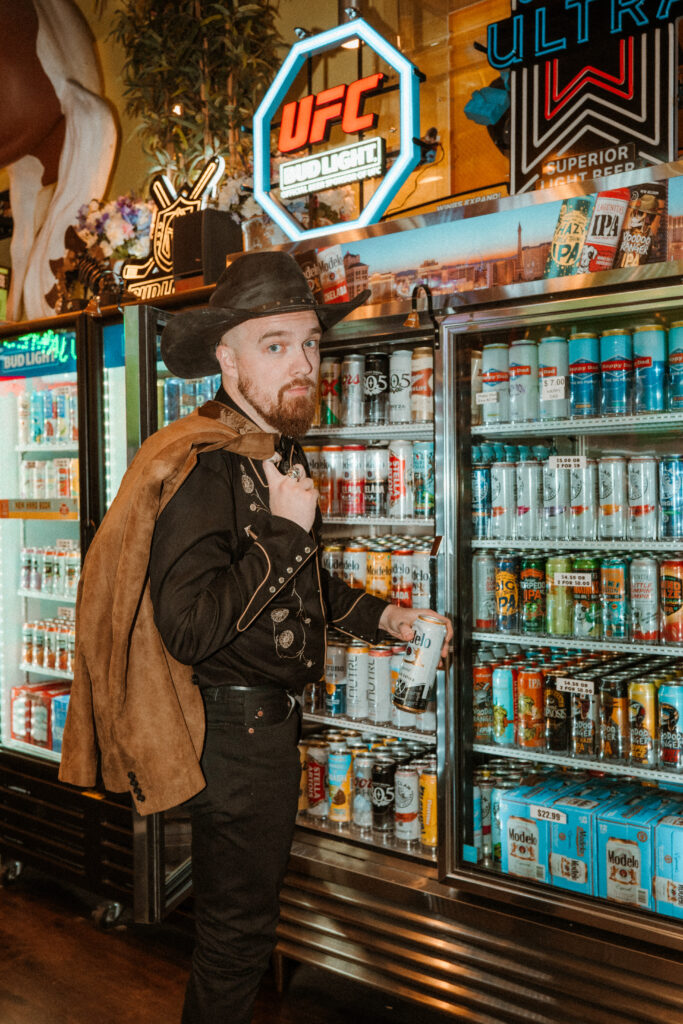 Scott from HC Visuals is a cool wedding videographer based in the UK. This picture of Scott was taken on his own wedding day in Las Vegas!